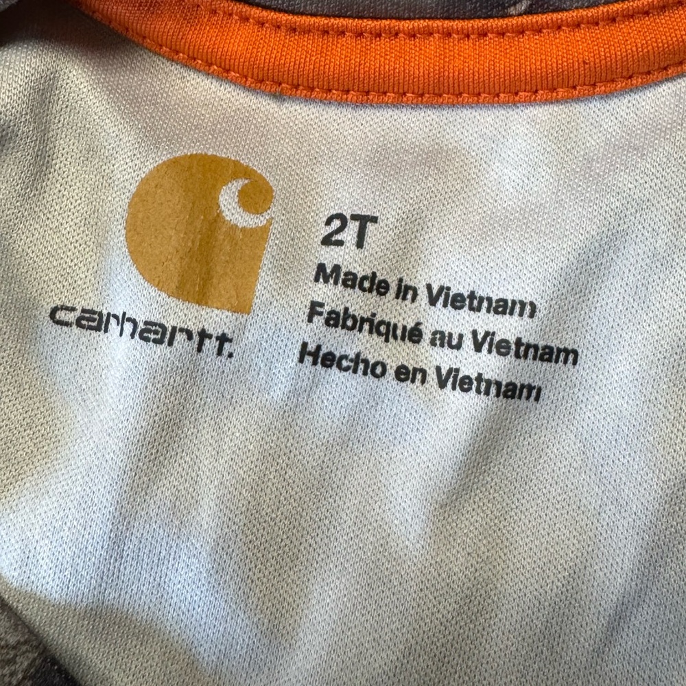 Like new! Carhartt Force Fatigue Camo Raglan Short-Sleeve T-Shirt - Picture 3 of 5